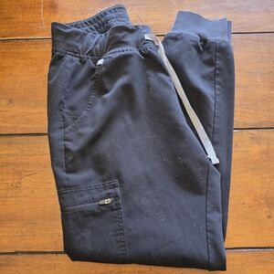 Figs Black Jogger Pants